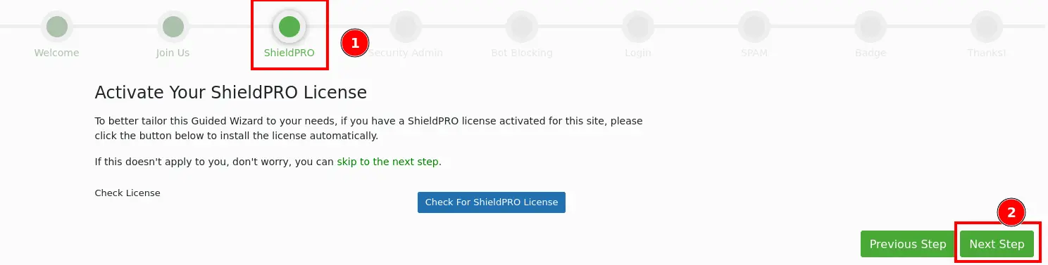 Figure 4: Activate Your License
