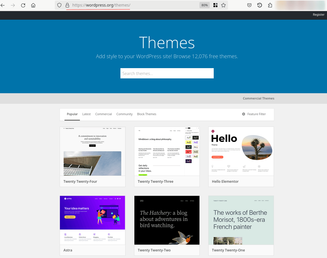 Figure 5: WordPress Plugins Directory